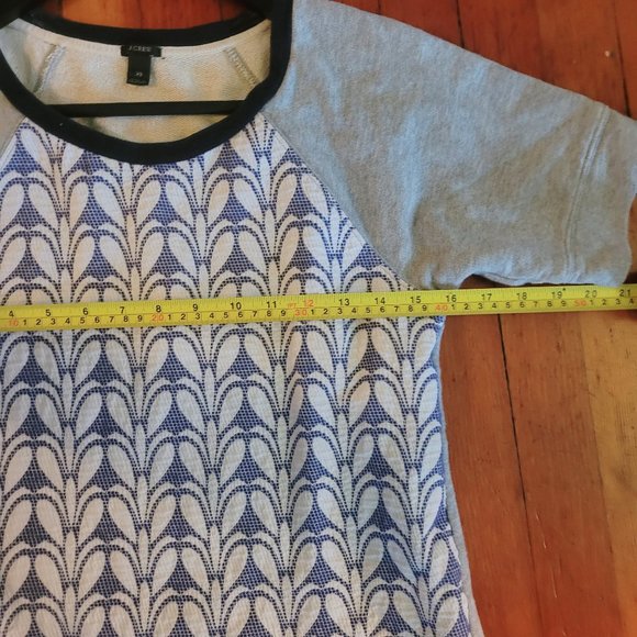 J. Crew Textured Sweater Grey Blue sz XS - Picture 4 of 9